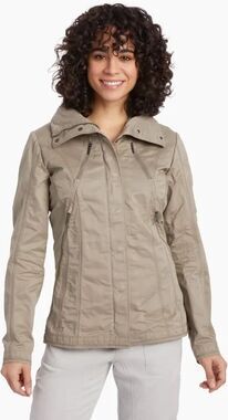 Kuhl Lena Cargo Jacket, Wome's Small, Packable, Water resistant, New